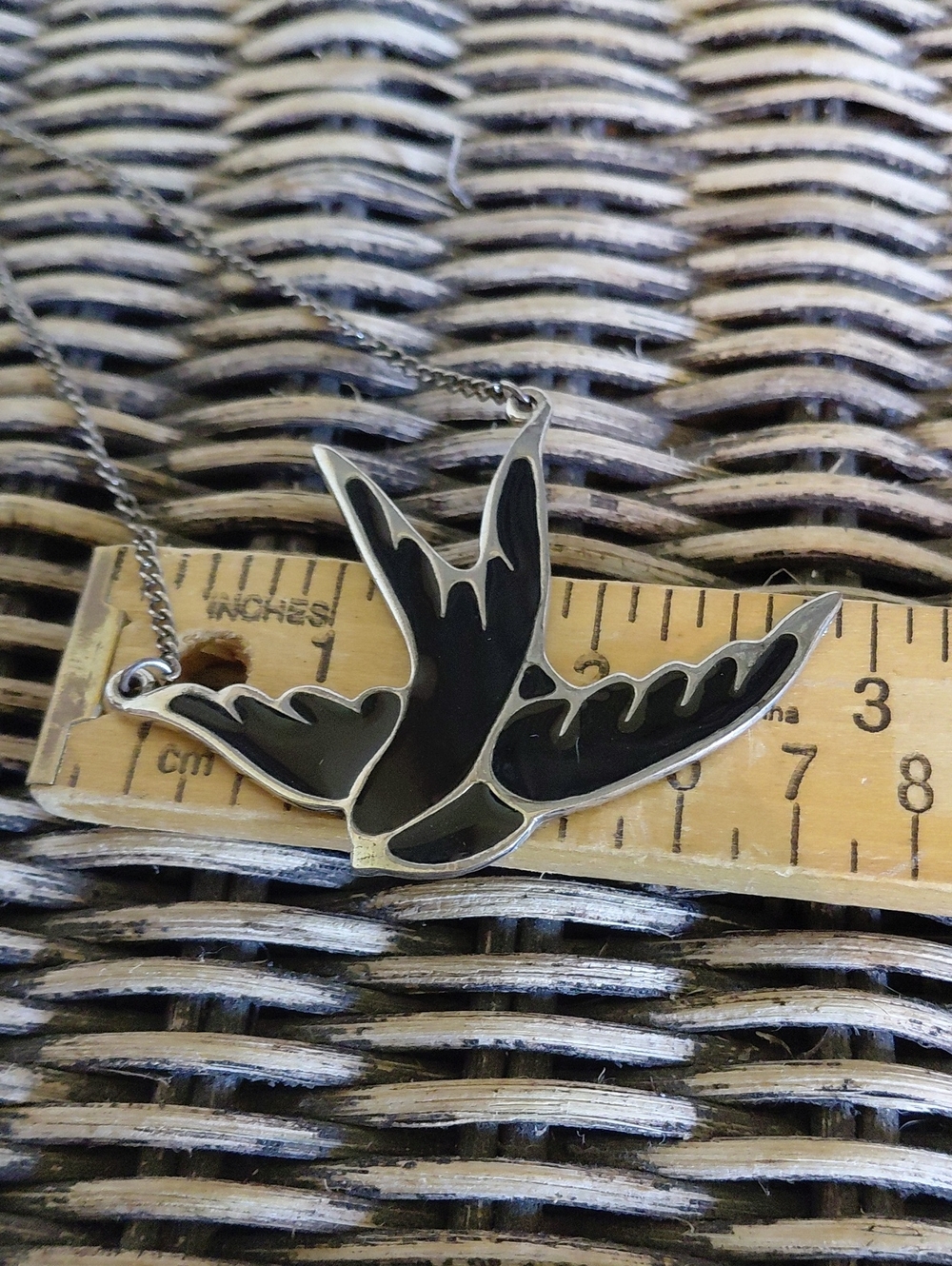 Vintage Rockabilly Swallow Necklace